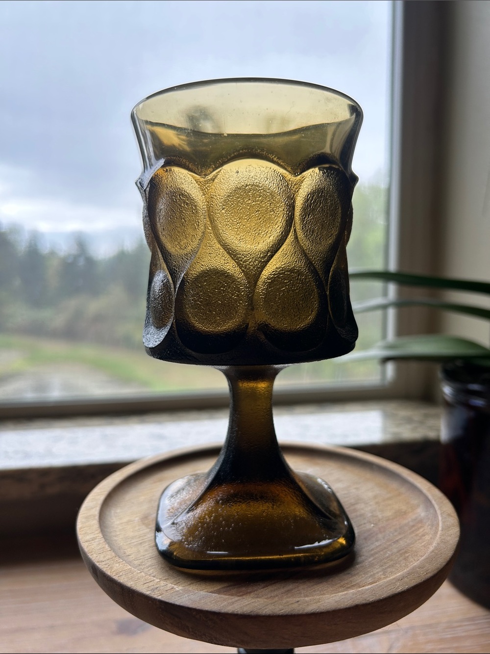 1970’s Noritake Spotlight Water Goblet.